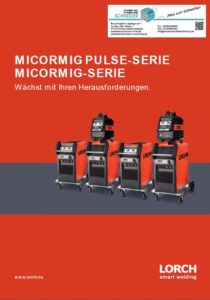 Deckblatt Lorch MAG Schweißgerät Micormig MICOR MIG Pulse Serie Jörg Schneider Schweisstechnik weldix.de