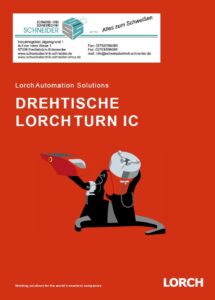 Deckblatt Lorch Schneider TURN IC Drehtische Automation Solutions