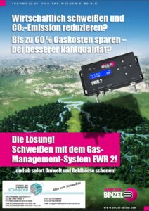 Binzel Schneider Gas Management System EWR 2 CO² Emission