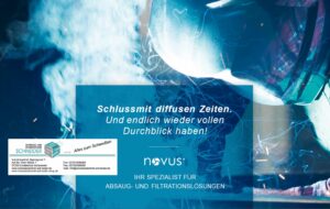 NOVUS AIRTOWER Absaugtechnik Filtrationslösungen Jörg Schneider Schweißtechnik Erndtebrück